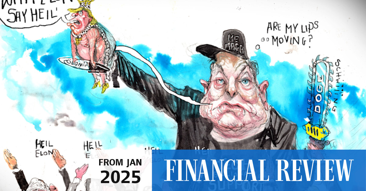 David Rowe Cartoons For The Australian Financial Review January 2025